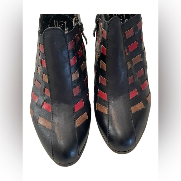 L’Artiste by Spring Step Brilliance Pump multi color leather woven unique - Picture 10 of 16